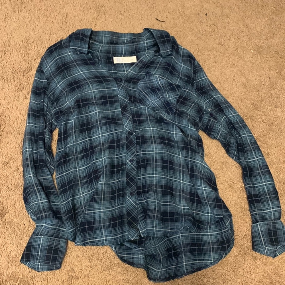 Plaid button up shirt